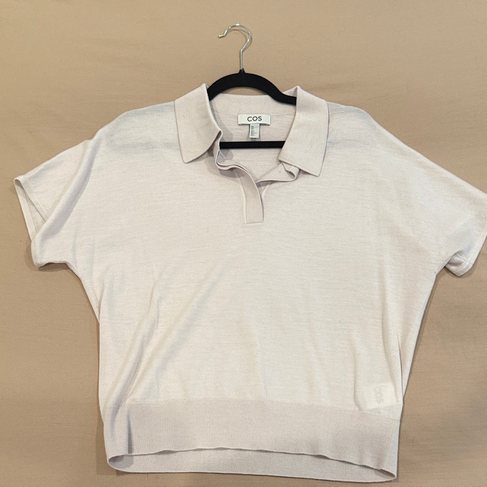 COS Women's Knitted Polo Shirt